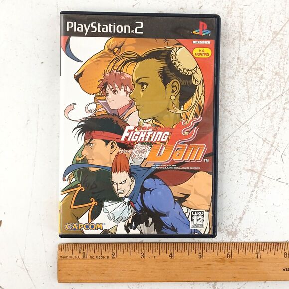 Sony Playstation 2 Capcom Fighting Jam PS2 Video Game Japan CIB w/ Manual - Picture 10 of 12